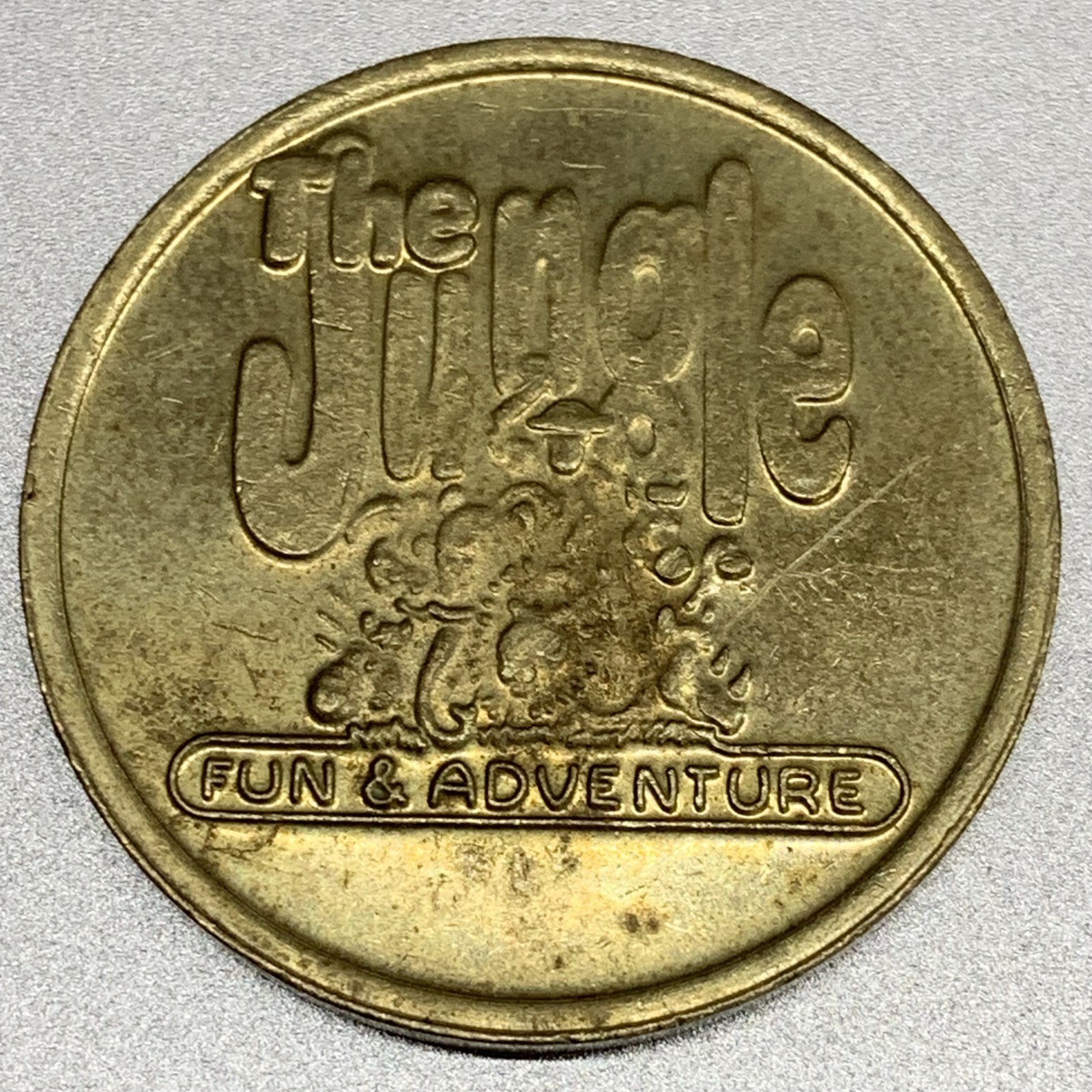 California San Jose The Jungle 1 Play Brass Round Token 343588