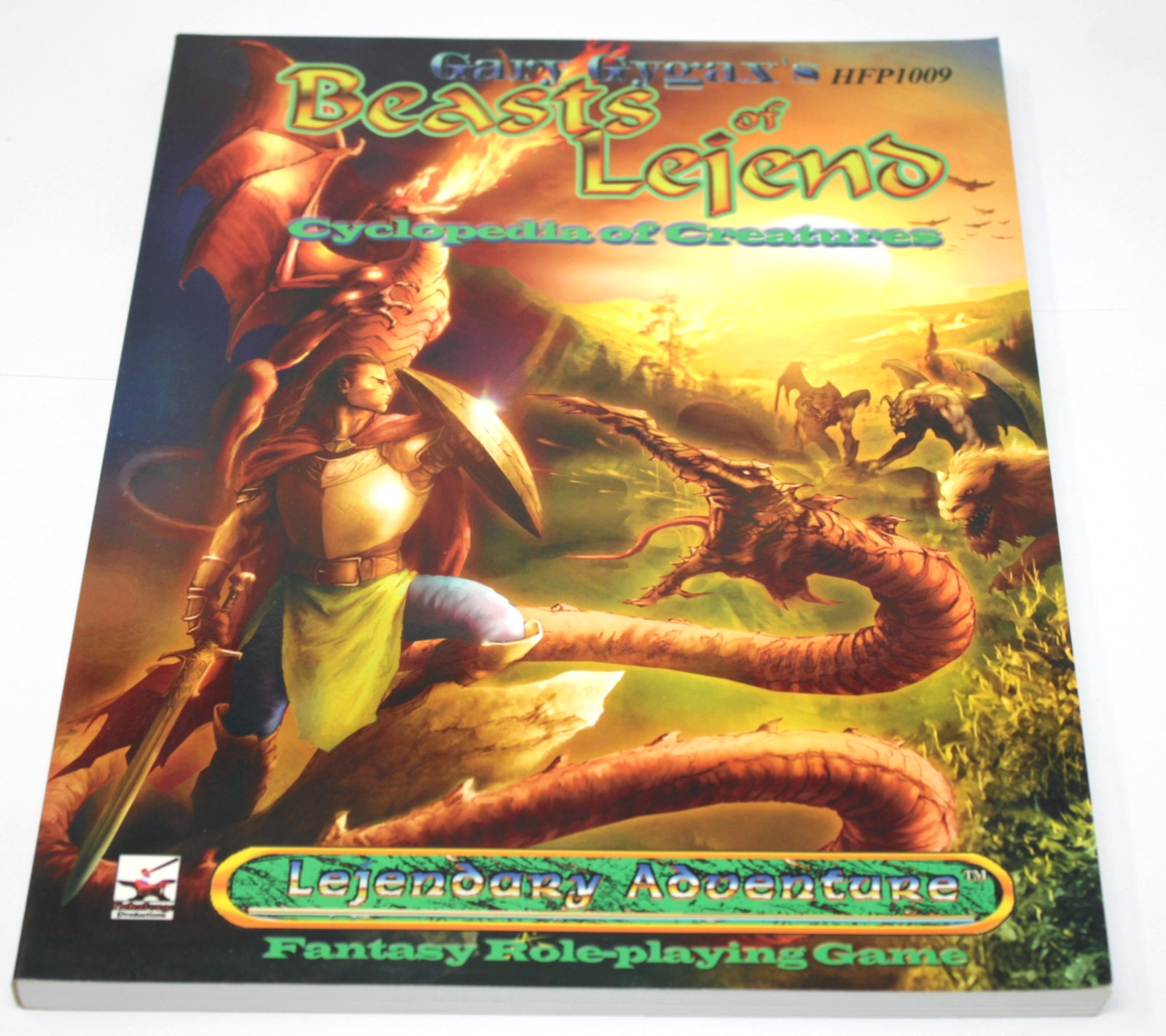 Gary Gygax's Legendary Adventure Beasts of Legend Cyclopedia of Creatures book
