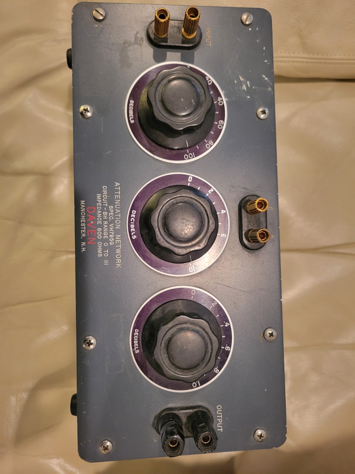 Daven Attenuation Network 600 ohm VH795G