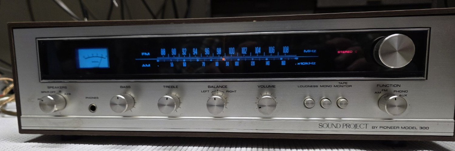 PIONEER Model 300 Stereo Receiver “Sound Project” - tested