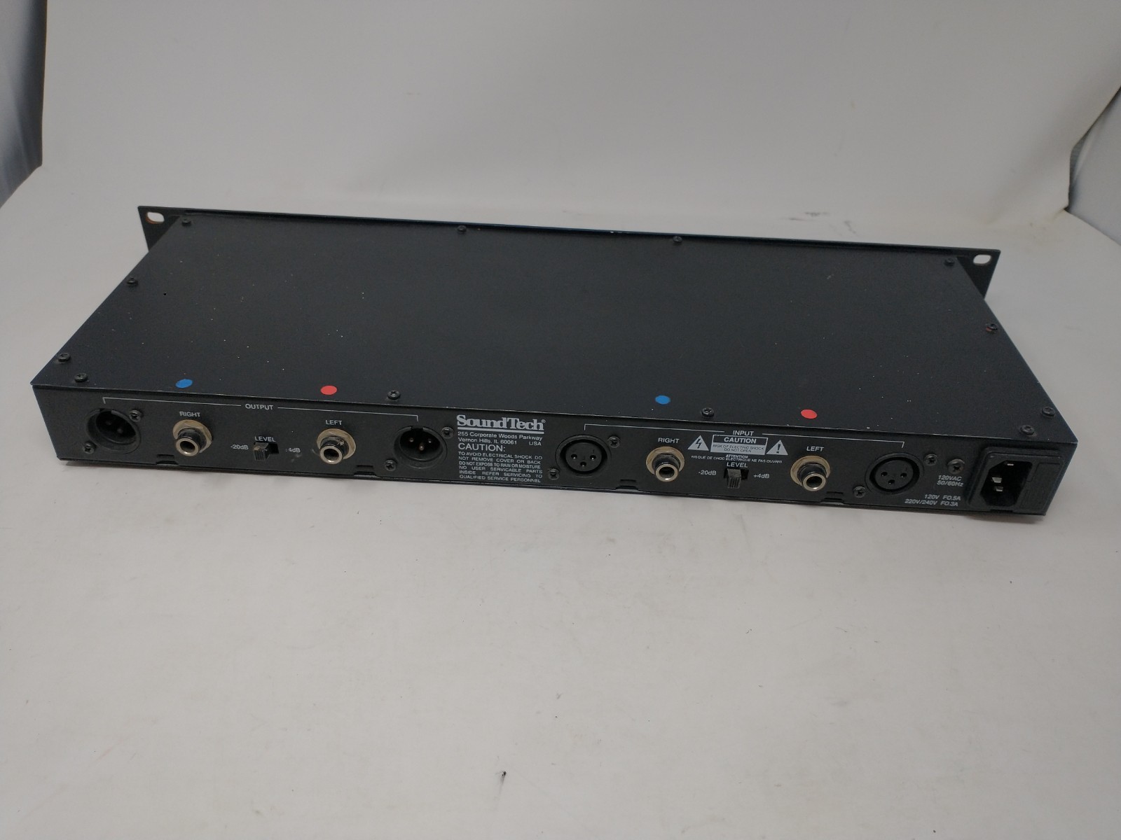 SoundTech Q150 Single Space 15 Band Stereo EQ Equalizer Rack Mountable Vintage