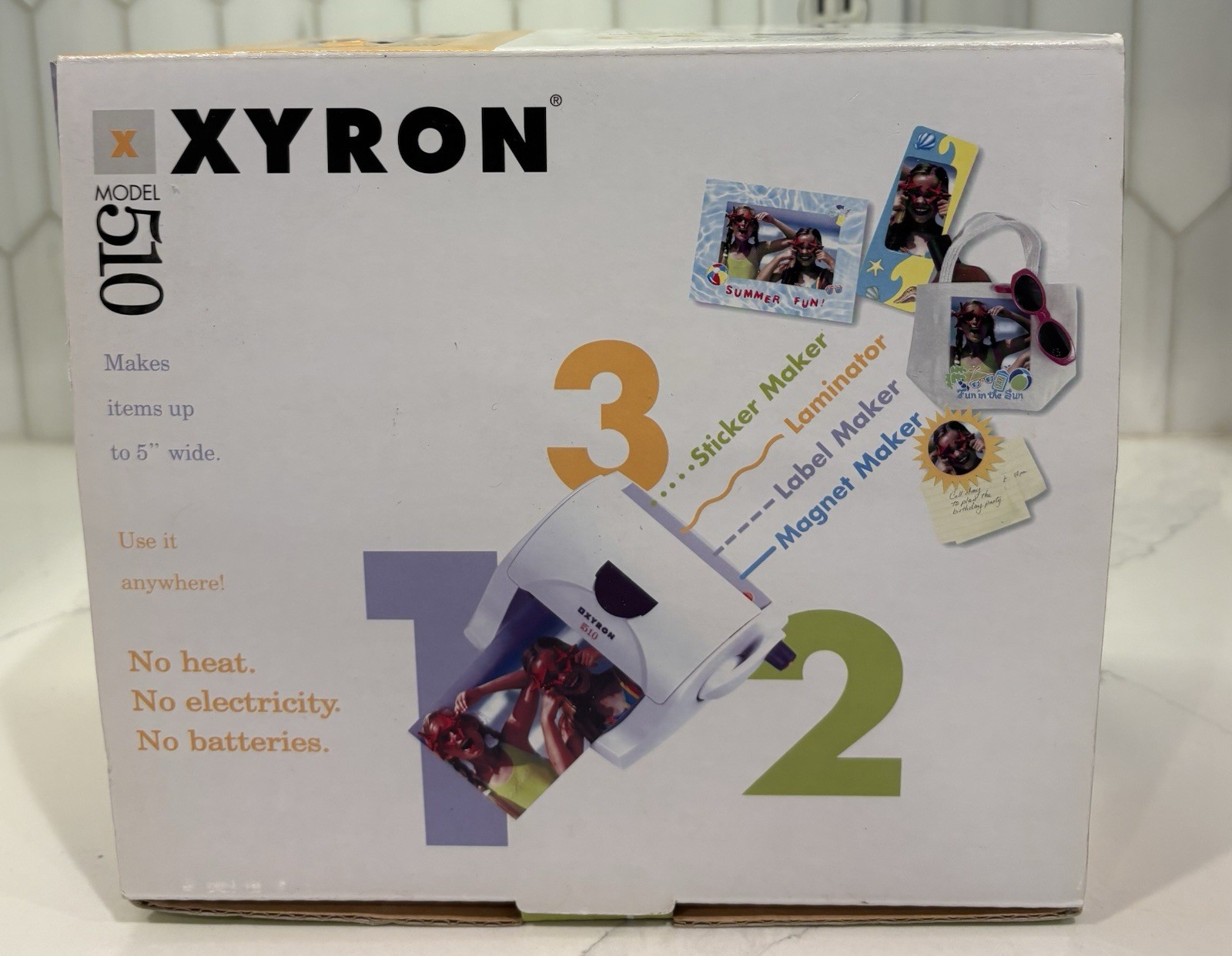 XYRON Model 510 Creative Sticker Tool Multi Use Laminating Machine