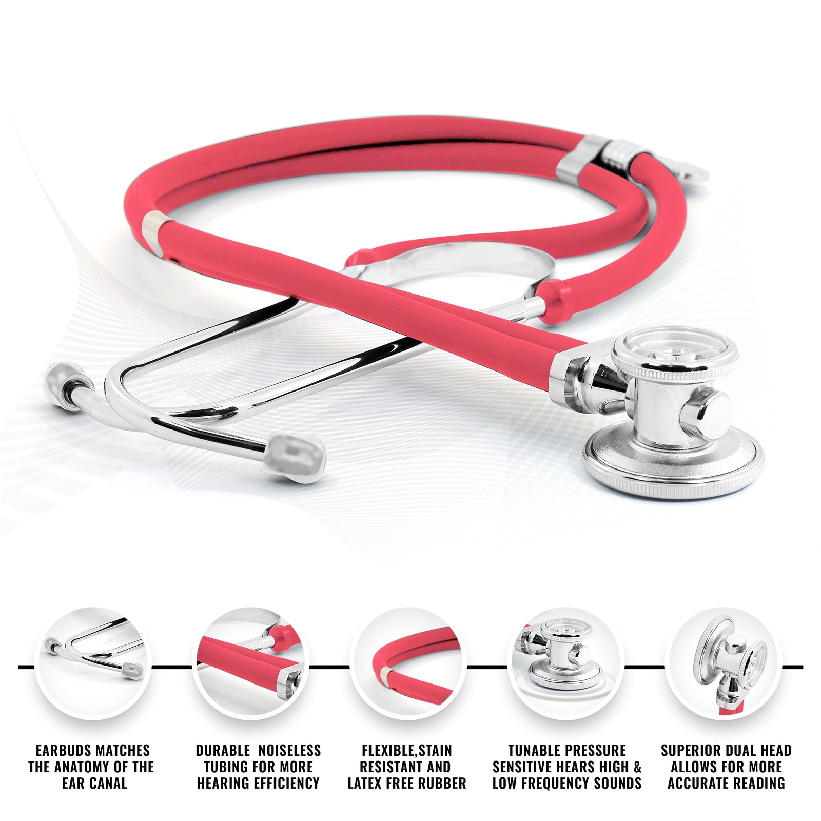 Nurse Starter Kit - Stethoscope, Blood Pressure Monitor, Tuning Forks, and Mo...