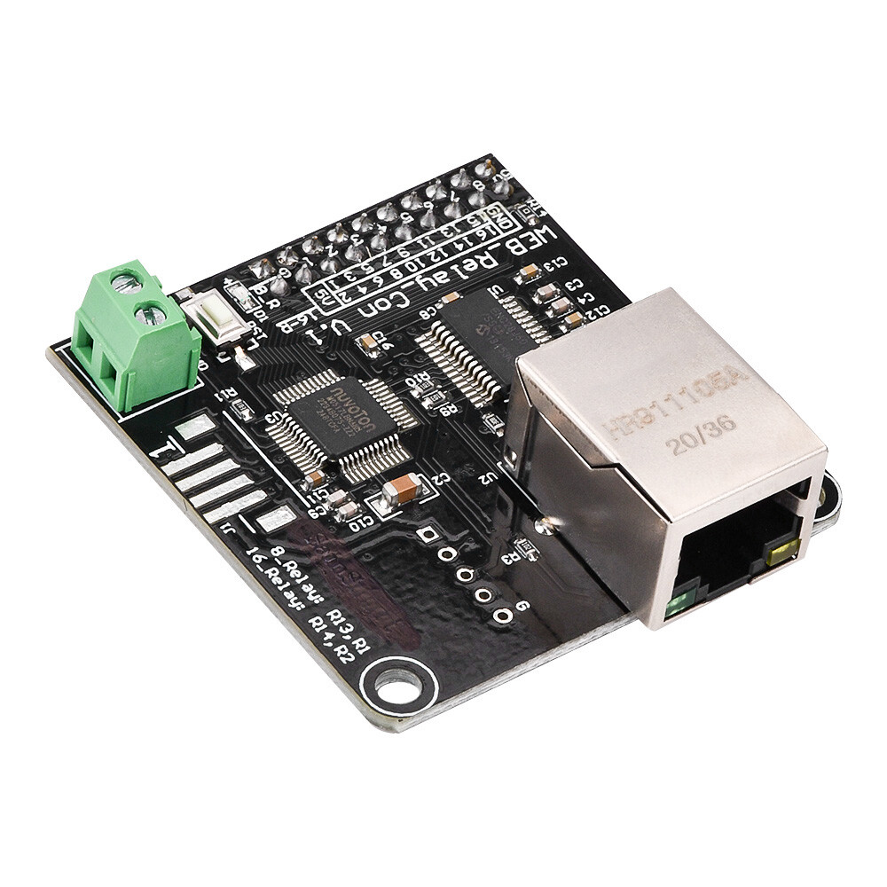 16 Ch Ethernet WAN Control LAN Web Server Relay Ethernet RJ45 Network Module
