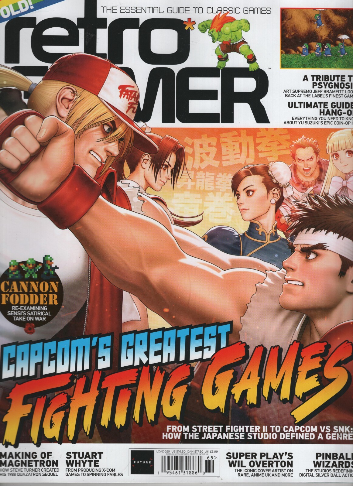 CAPCOM'S GREATEST FIGHTING GAMES RETRO GAMER MAGAZINE ISSUE #269 UK 2025