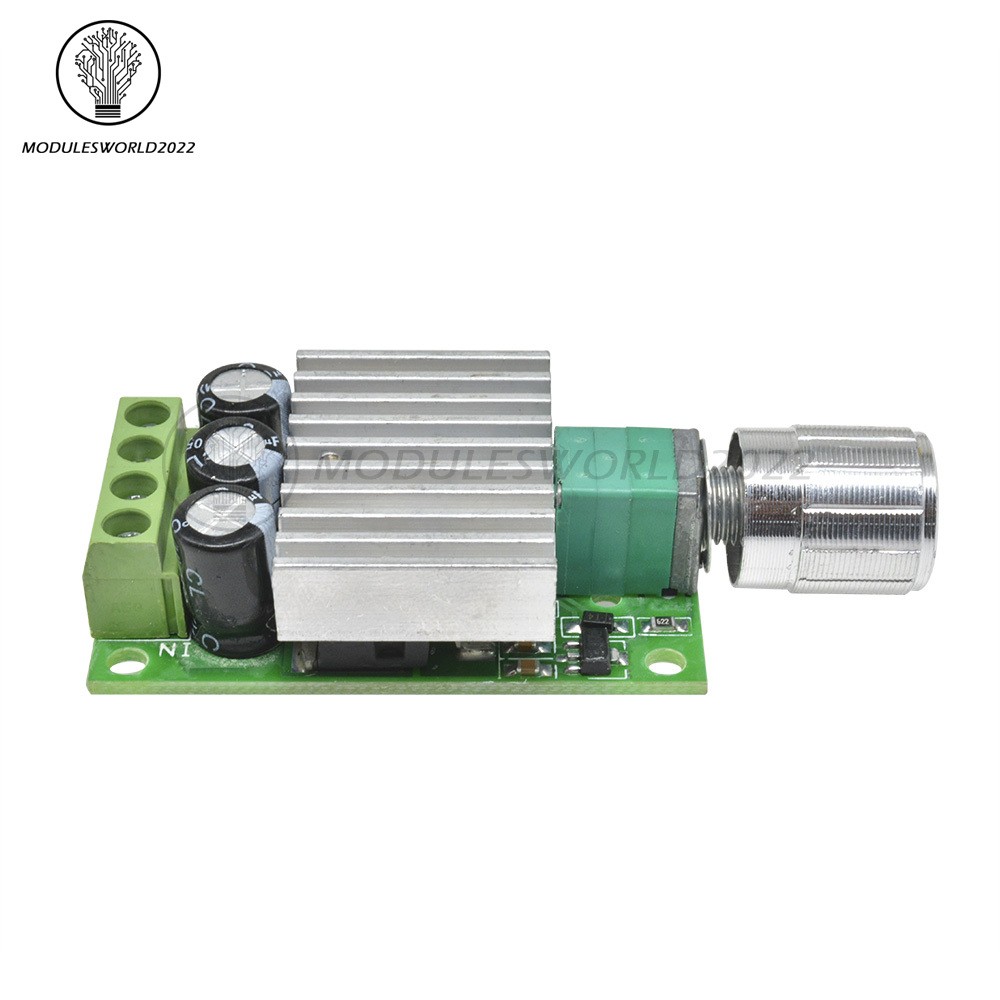 DC 6V 12V 24V 30V 10A DC Motor Speed Controller PWM Controller Board DC12V-30V