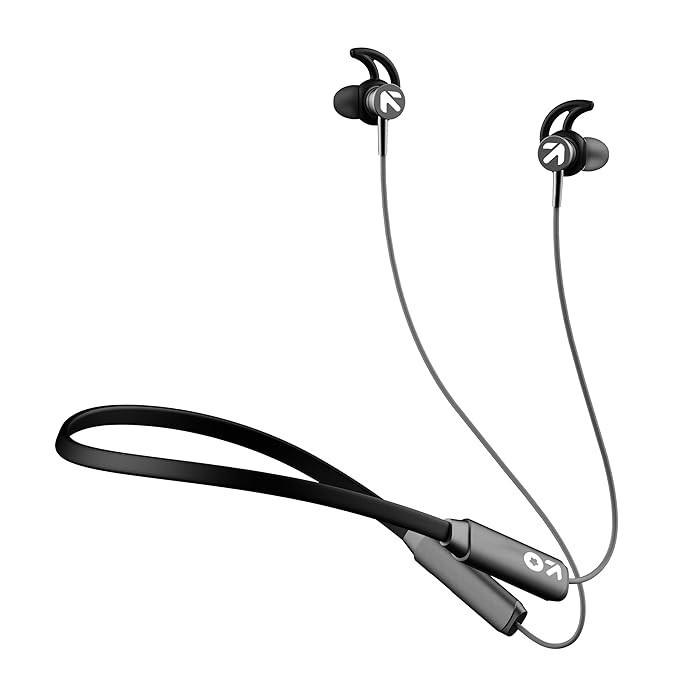 Goboult EQCharge 32Hrs Battery, Clear Calling ENC Mic, Fast Charging Black