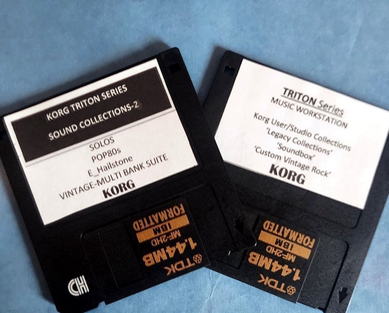 Korg Triton  (and Triton Classic/PRO76/PRO X) -New Sound Collections 2 Disks
