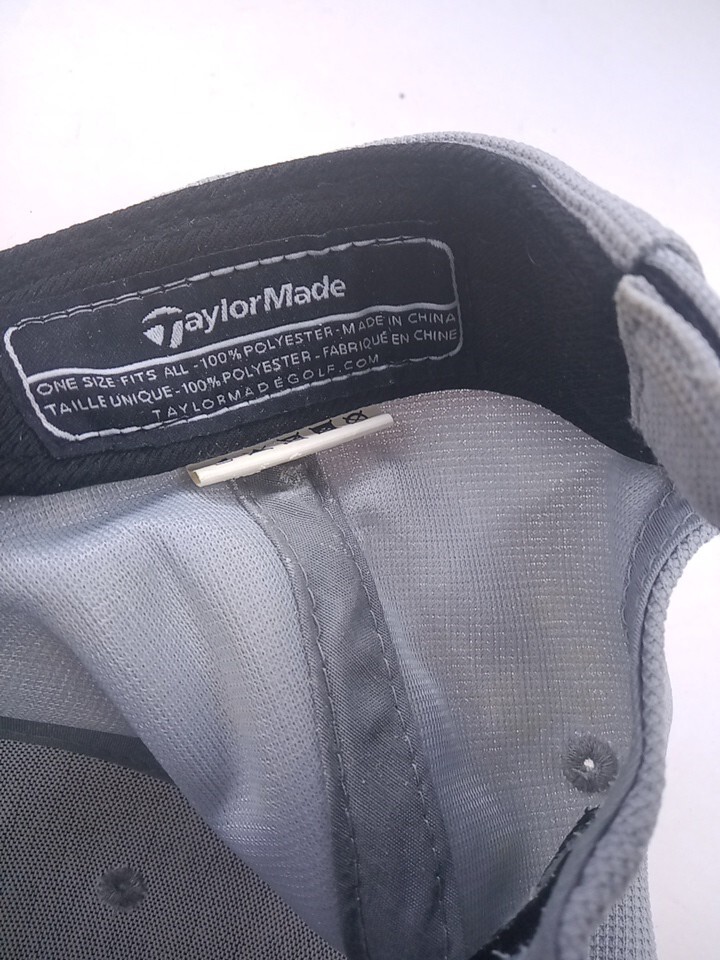TaylorMade SLDRs Golf Cap Hat Adult Adjustable Gray 100% Polyester
