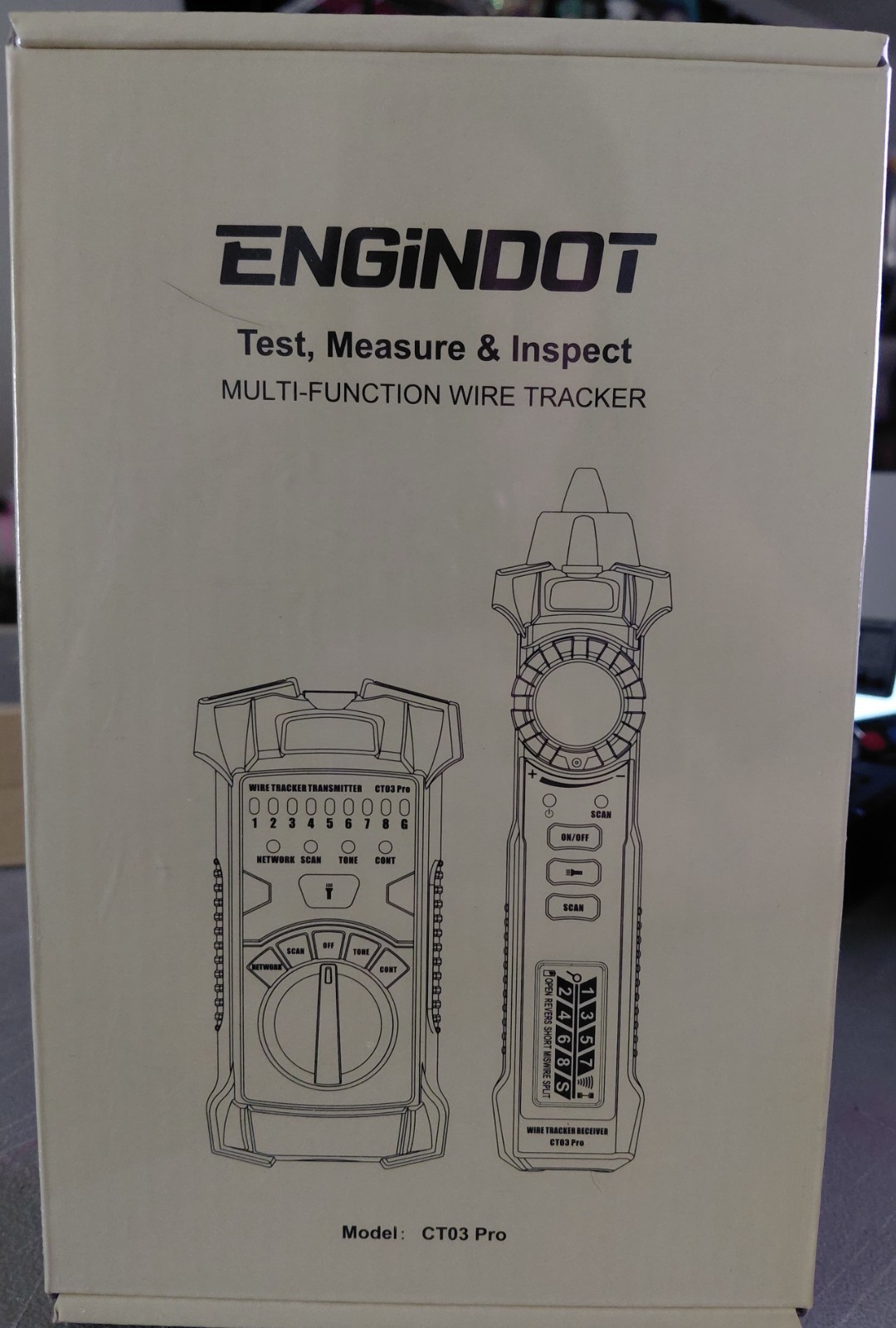 WIRE TRACKER TEST MEASURE & INSPECT MULTIFUNCTION WIRE TRACKER*NEW SEALED*