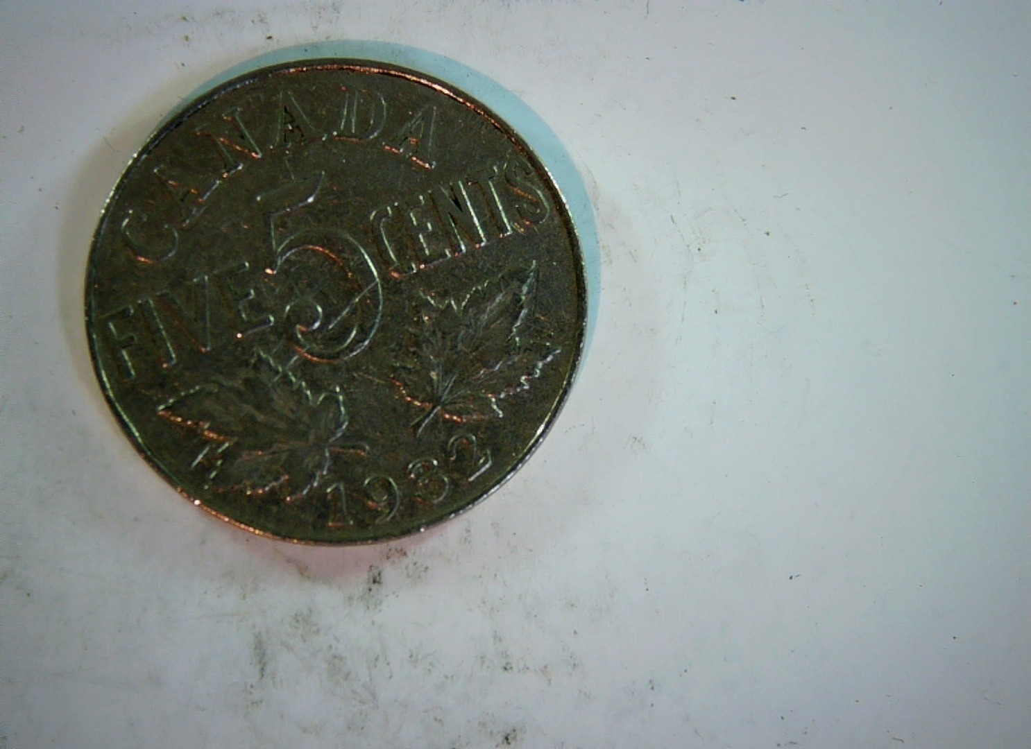 Canada 1932 5 Cents George VI ( 5 cents, beaver reverse) Coin