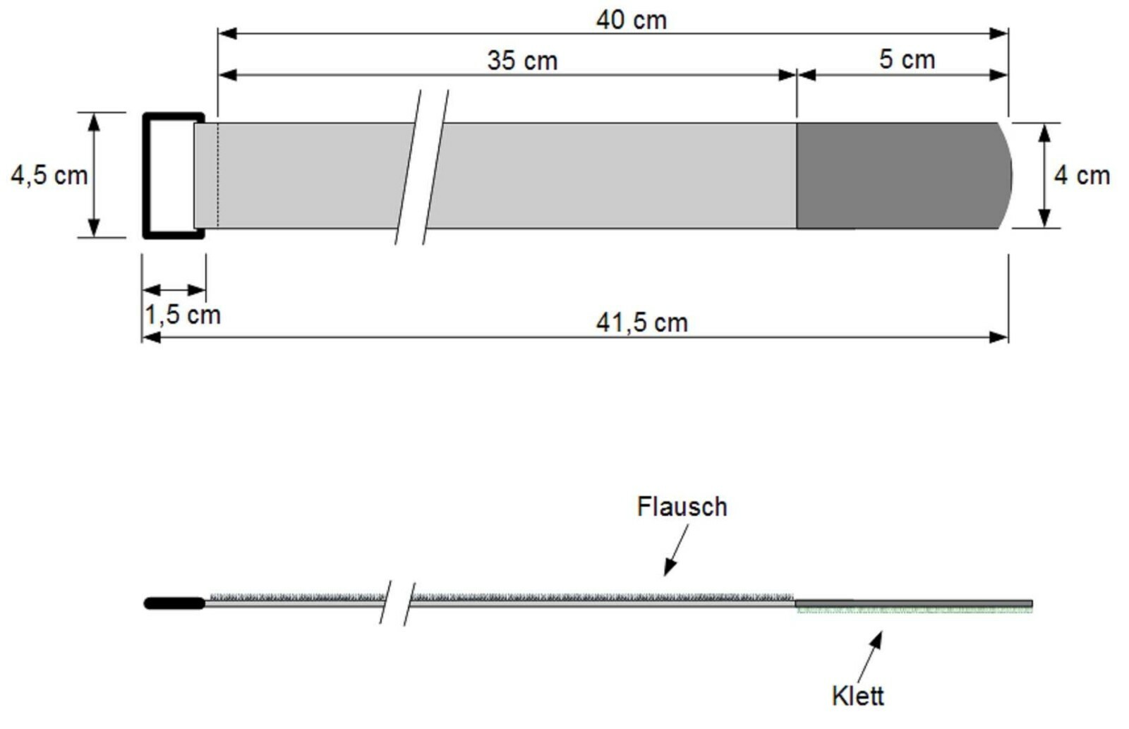 10 x Hook and Loop Cable Ties 400 x 40mm Black Cable Hook and Loop Cable Hook and Loop Fastener