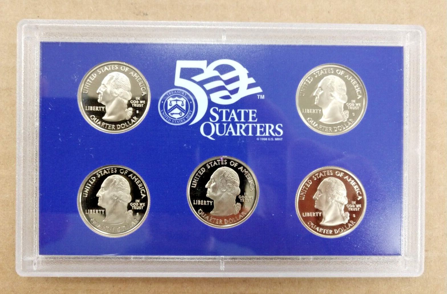 2007 S U.S. Mint 14 Coin Proof Set w/ Original Packaging and Certs