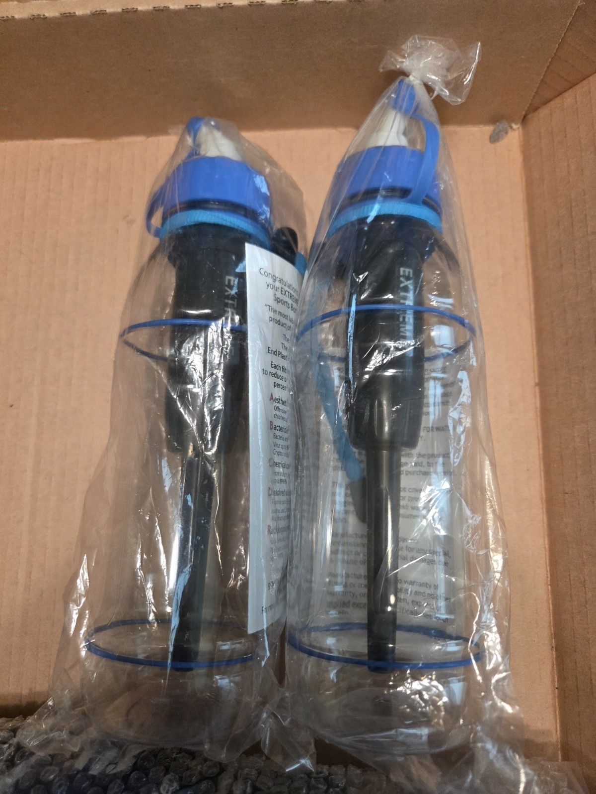 2 SEYCHELLE 20 oz  FILTERED WATER BOTTLES