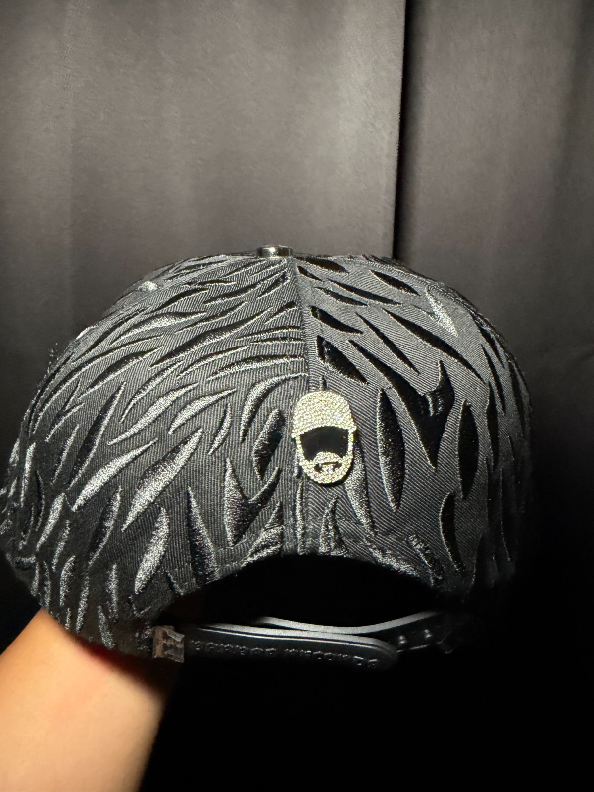 EL BARBAS HATS X CT "ROCKSTAR" BLACK SNAPBACK HAT - NO BOX