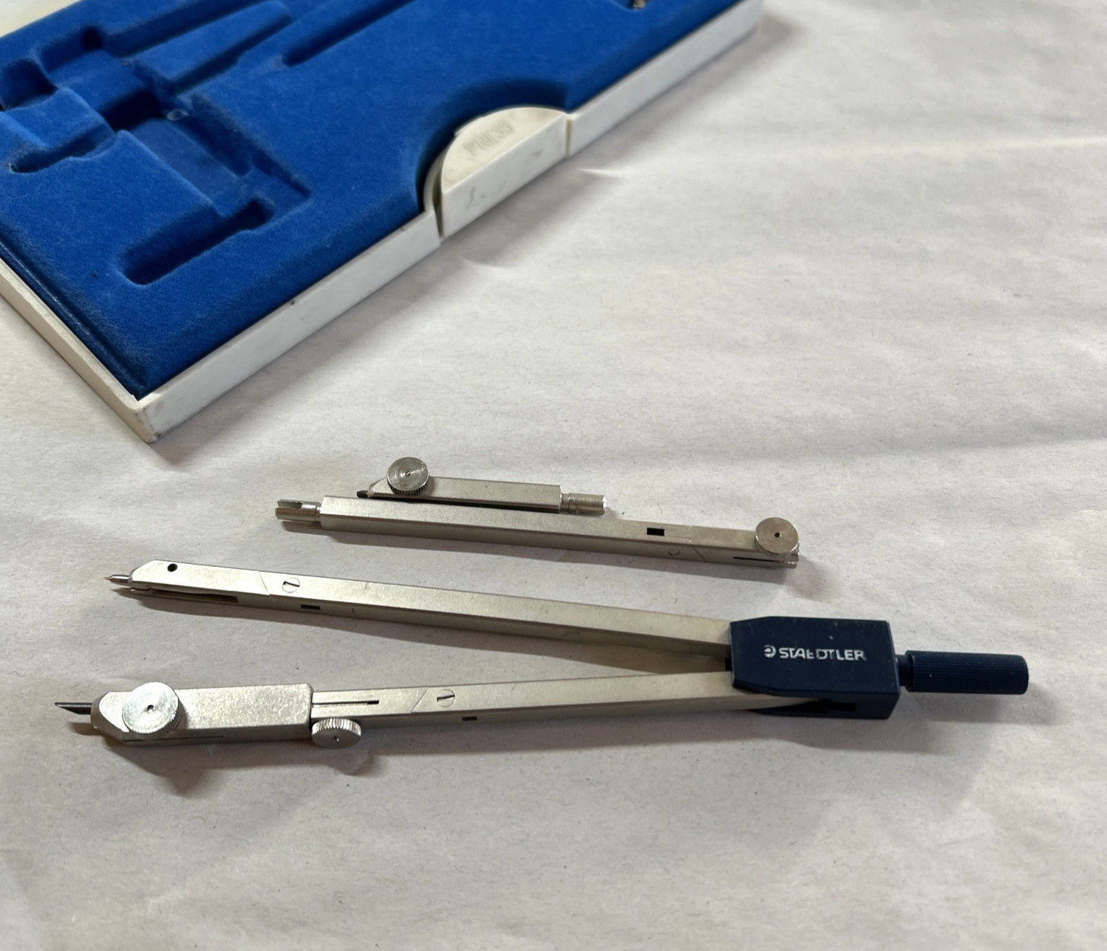 Vintage Staedtler Drawing Compass in Case
