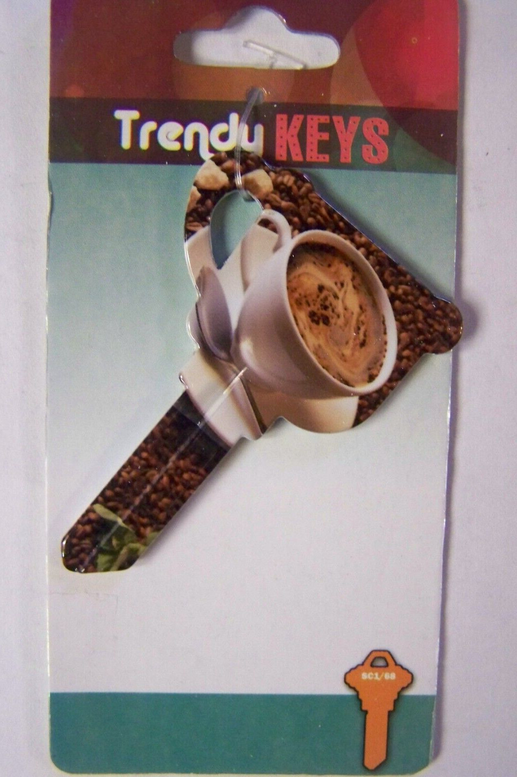 Coffee cup Schlage SC1 house key blank