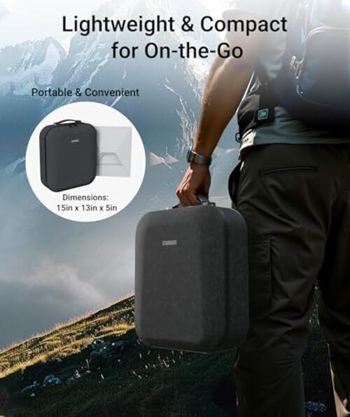 Starlink Mini Case, Protective Storage Bag for Starlink Mini Black