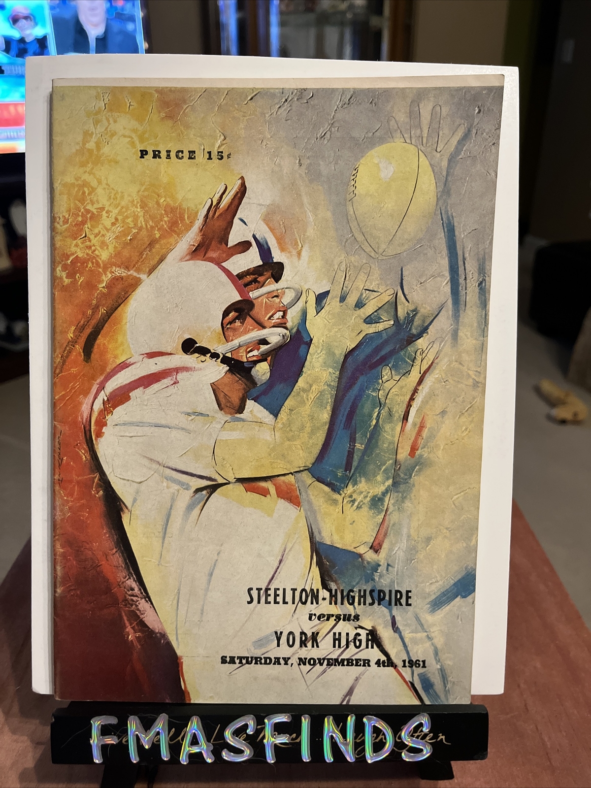 SI 1961 STEELTON HIGHSHIRE v YORK HIGH SCHOOL Football Program PA Pennsylvania
