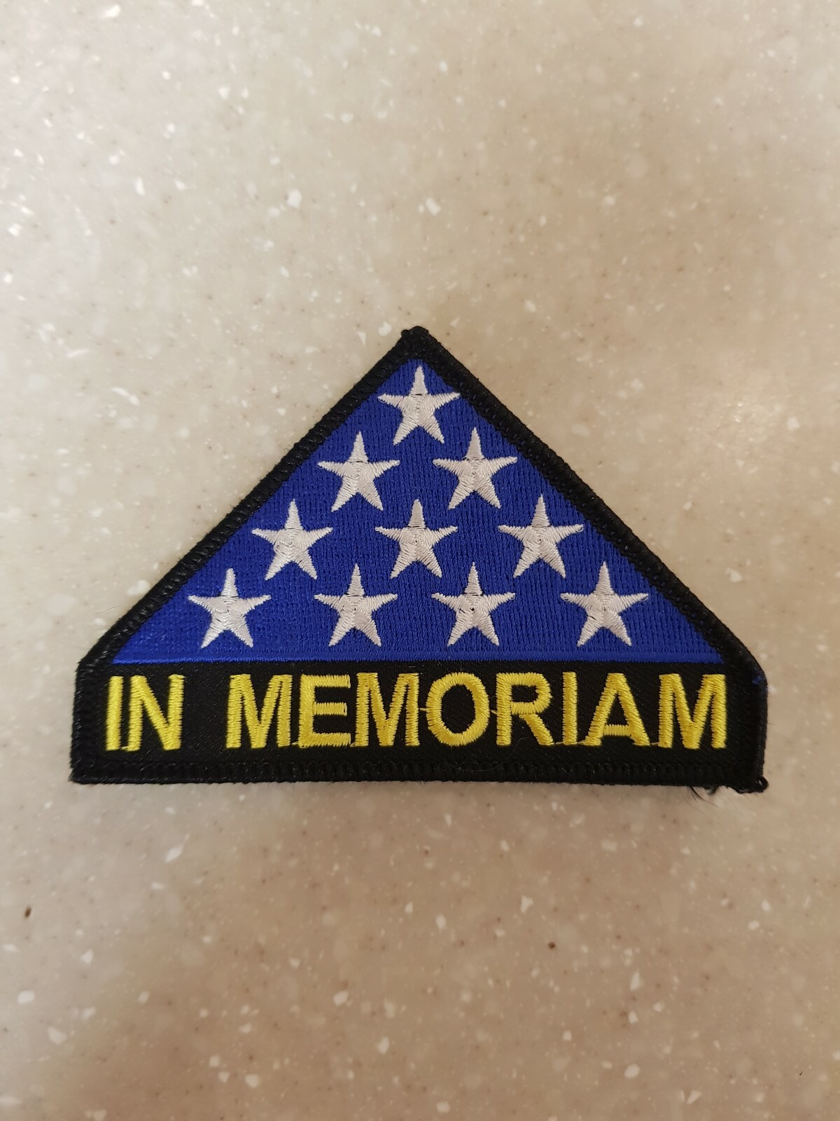military patches "IN MEMORIAM" patch NEW NICE