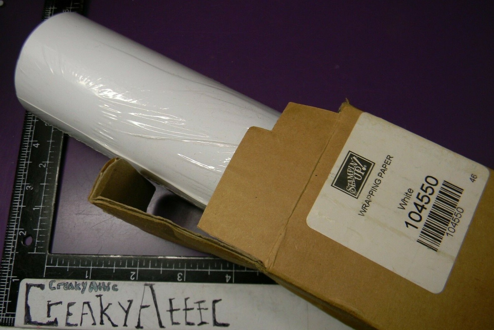 STAMPIN UP EMPTY WRAPPING PAPER ROLL MAKE YOUR OWN DESIGNS CREAKYATTIC