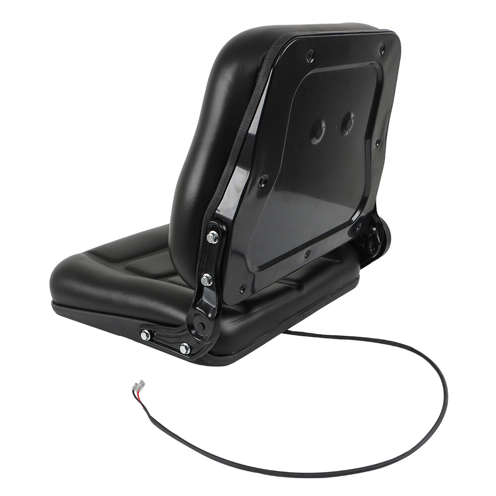 Fold Down Tractor Forklift Seat Excavator with Adjustable Angle Back Universal