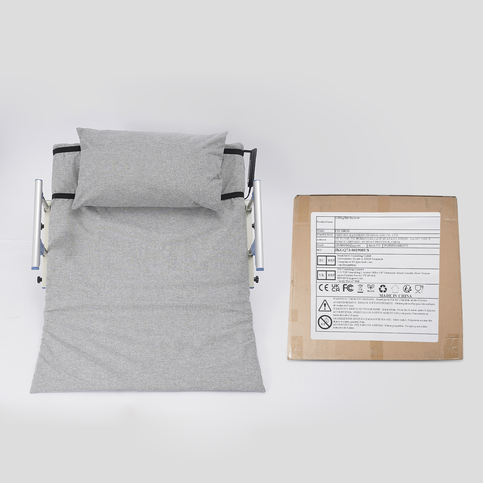 Electric Lifting Bed Backrest Power Lift Bed Backrest Electric Auxiliary Backres