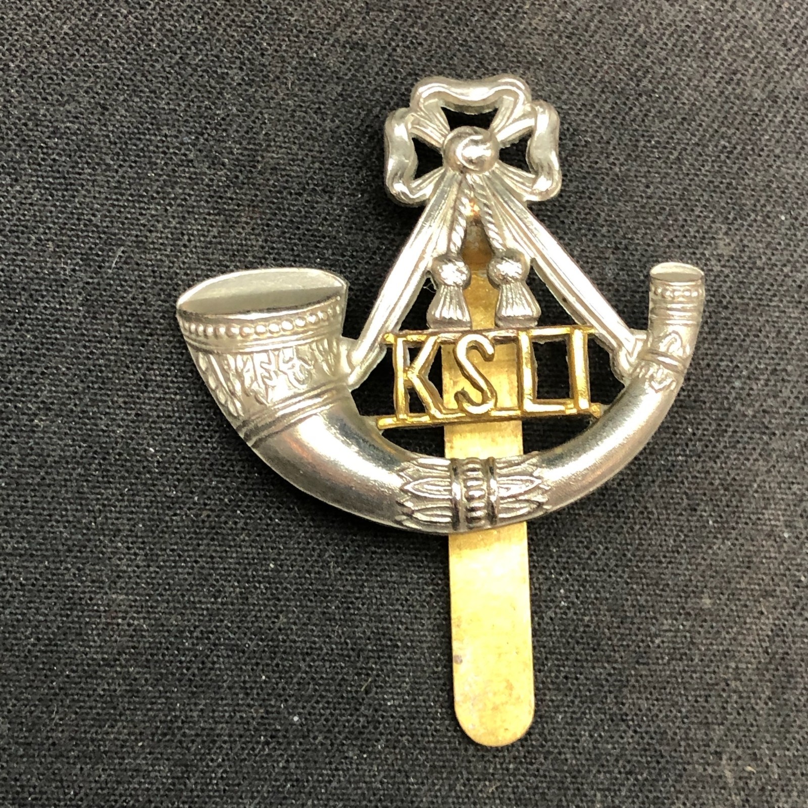 King's Shropshire Light Infantry - Original British Army Cap Badge