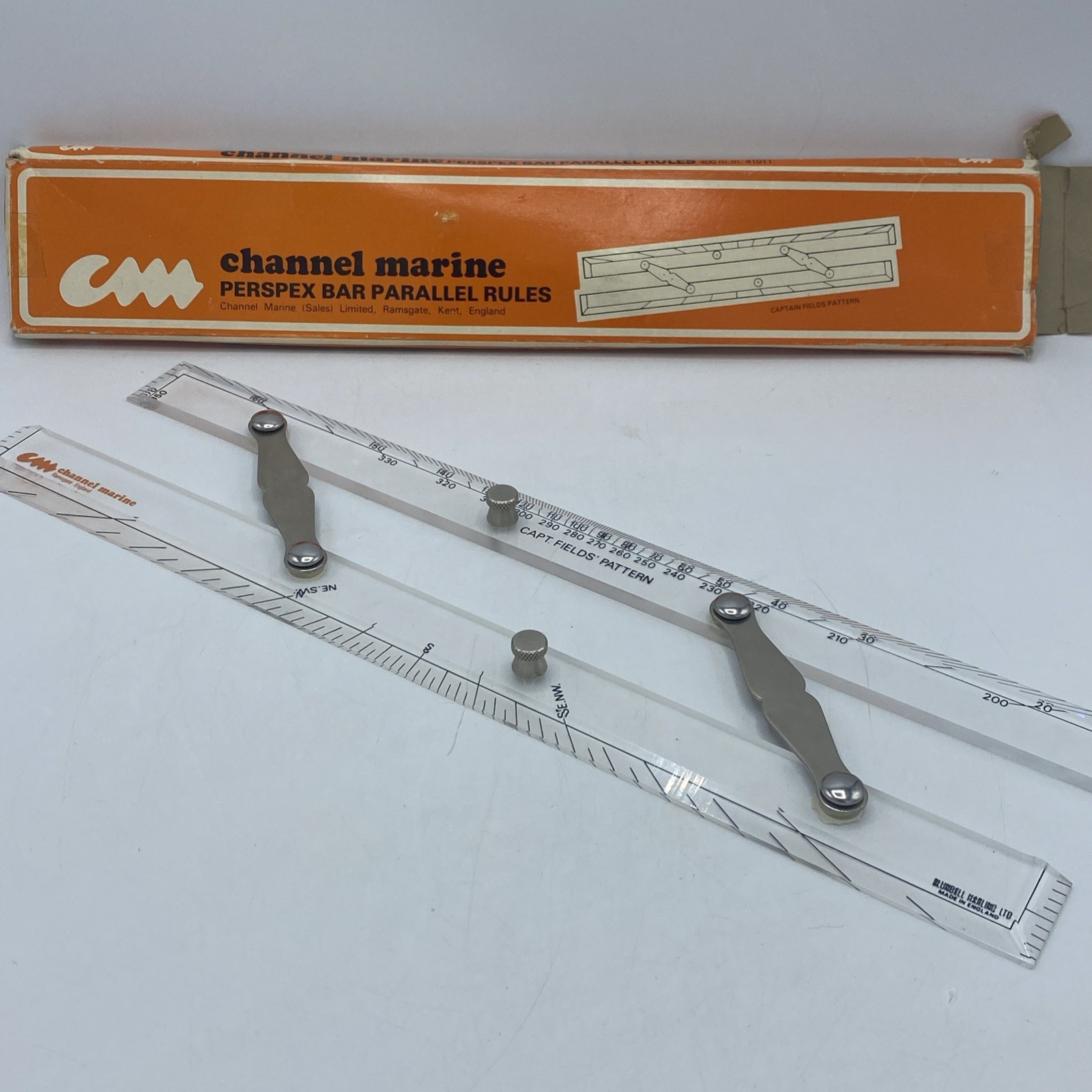 Channel Marine Perspex Bar Parallel Rules Captain Fields Boxed