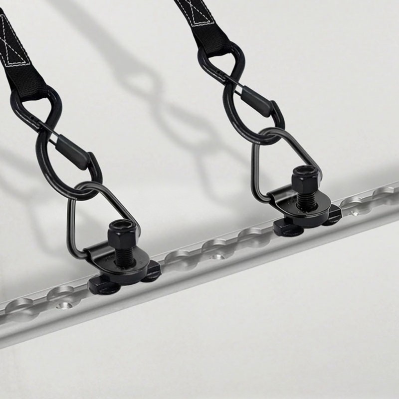 8PCS Adjustable L Shaped Track Rail System For Big Loads In Trucks Trailers