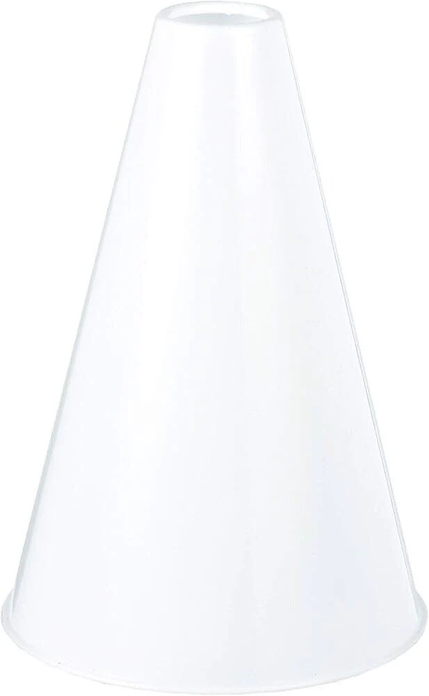 White Megaphone Halloween Accessory For Cheerleaders (9 Inches Tall)