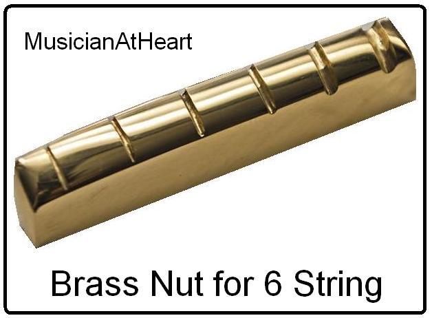 MusicianAtHeart STANDARD SIZE Brass Nut - made for YAMAHA Guitar