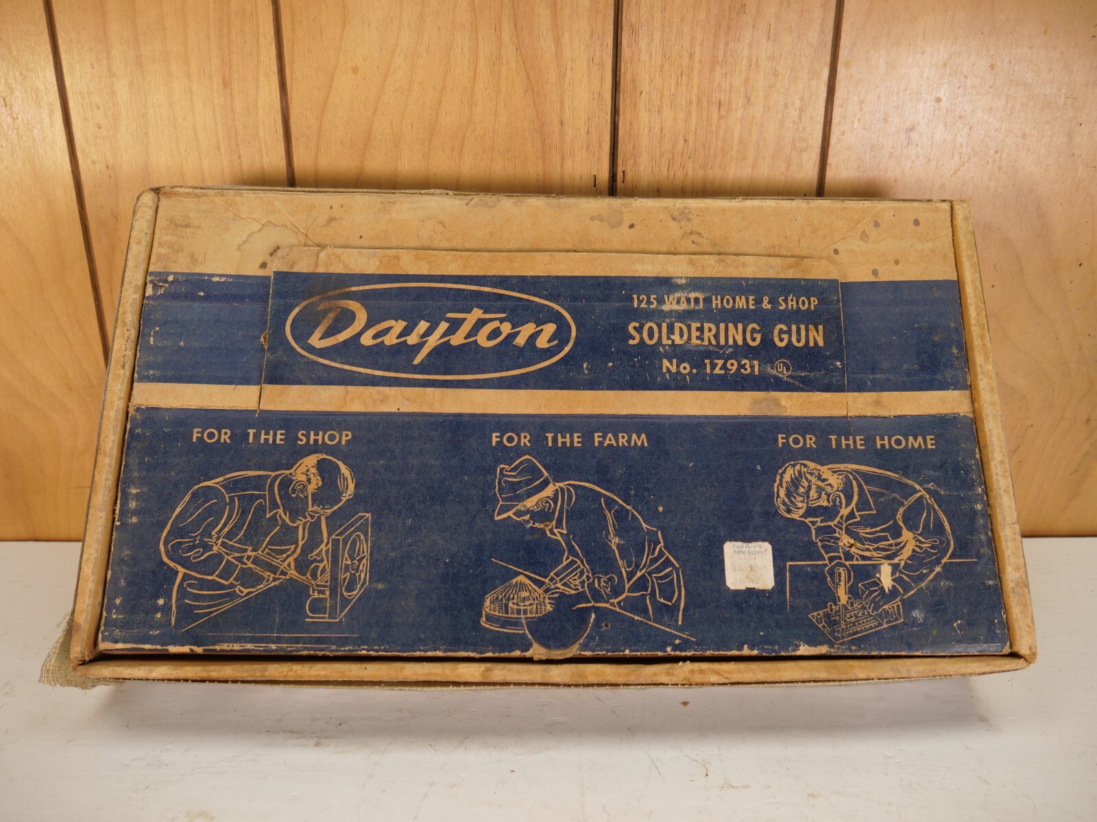 Vintage Dayton Like Weller Soldering Iron Large Kit 1Z931