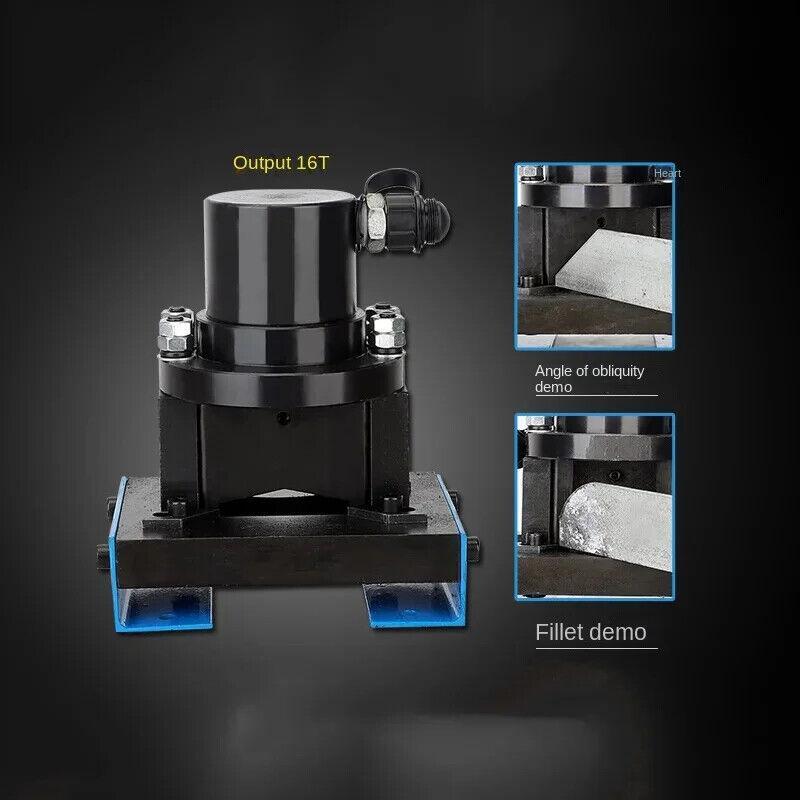 Hydraulic Angle Iron Chamfering Machine Angle Steel Cutting Machine 2 in 1