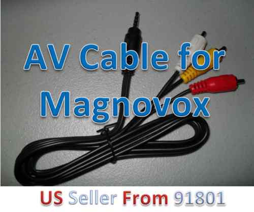 6ft Magnavox MPD720 3.5mm AV Cable for Portable DVD Player