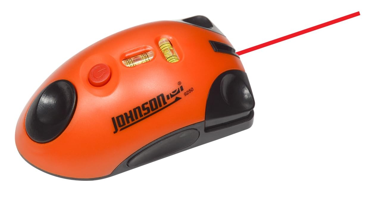 Johnson Level & Tool 9250 Laser Mouse 30' Interior Range Orange