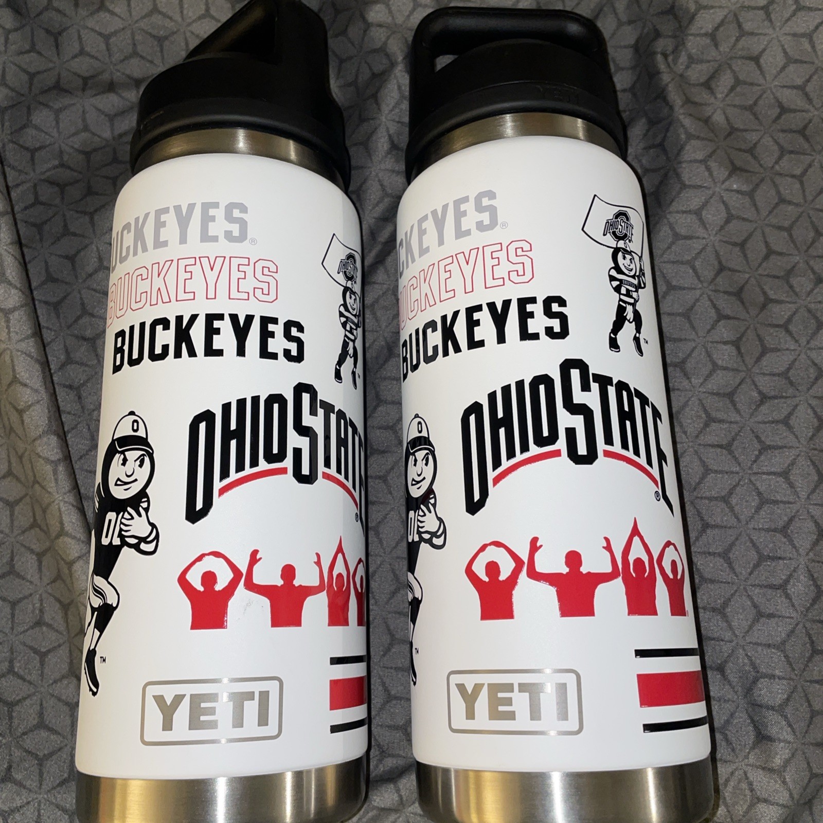 1–YETI Fandom 26oz Rambler Brutus Ohio State OSU Buckeyes NEW-READ DESCRIPTION