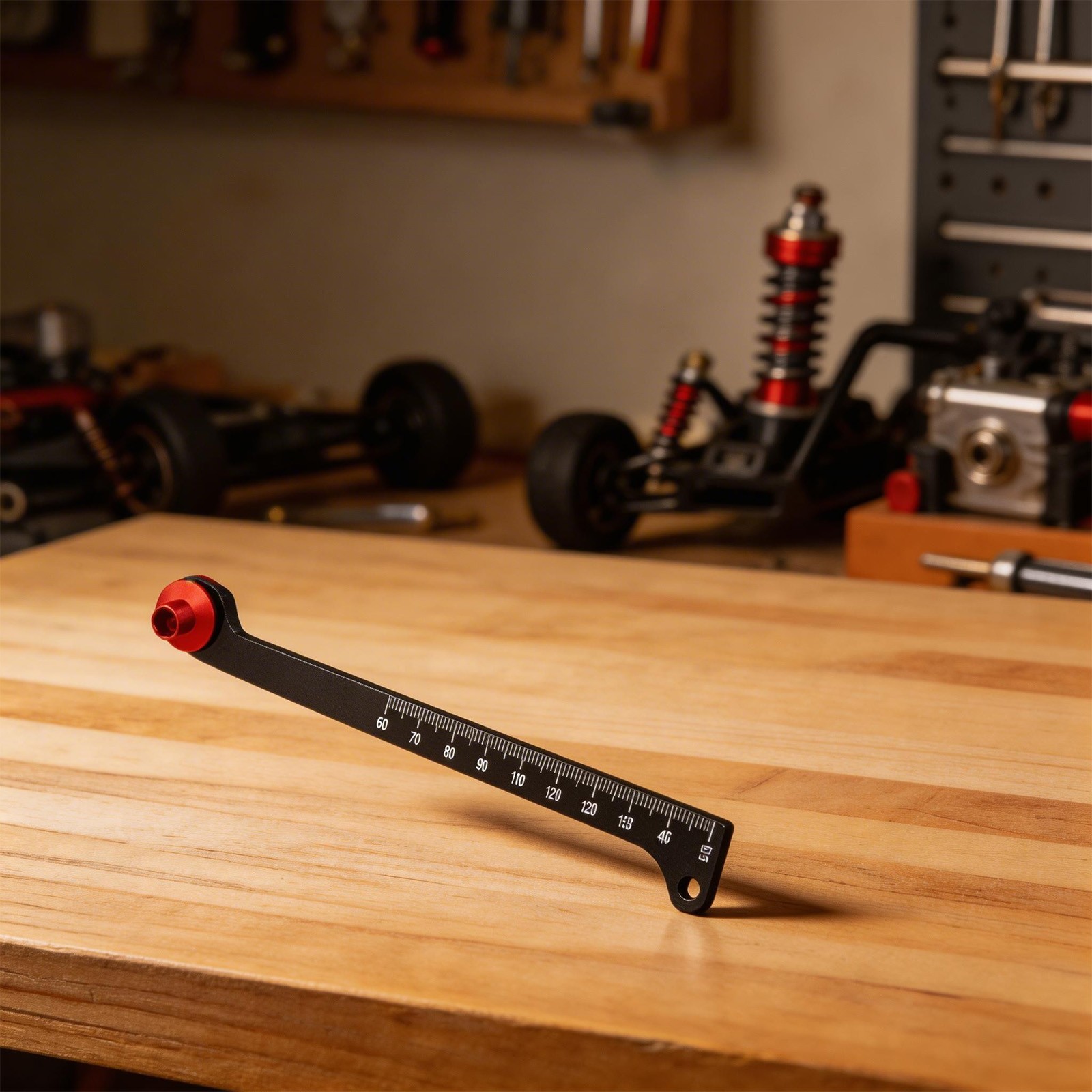 Lightweight Shock Absorber Travel Gauge for RC Model Vehicles 60 to 150mm Range