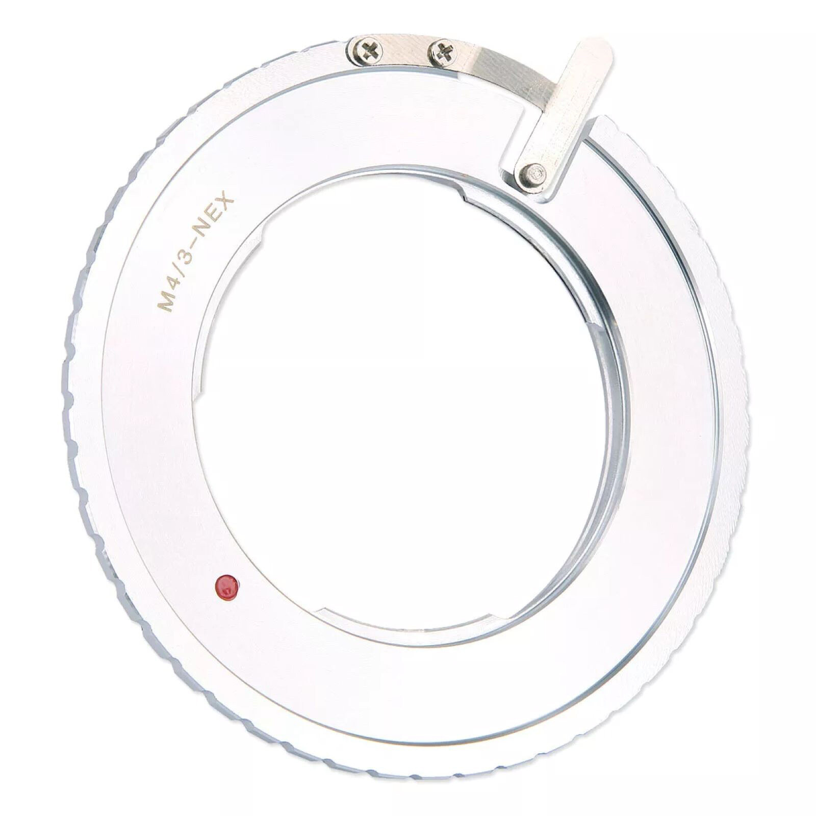Silver M4/3-NEX Aluminum Alloy Adapter Converter Ring For Sony E Mount Camera