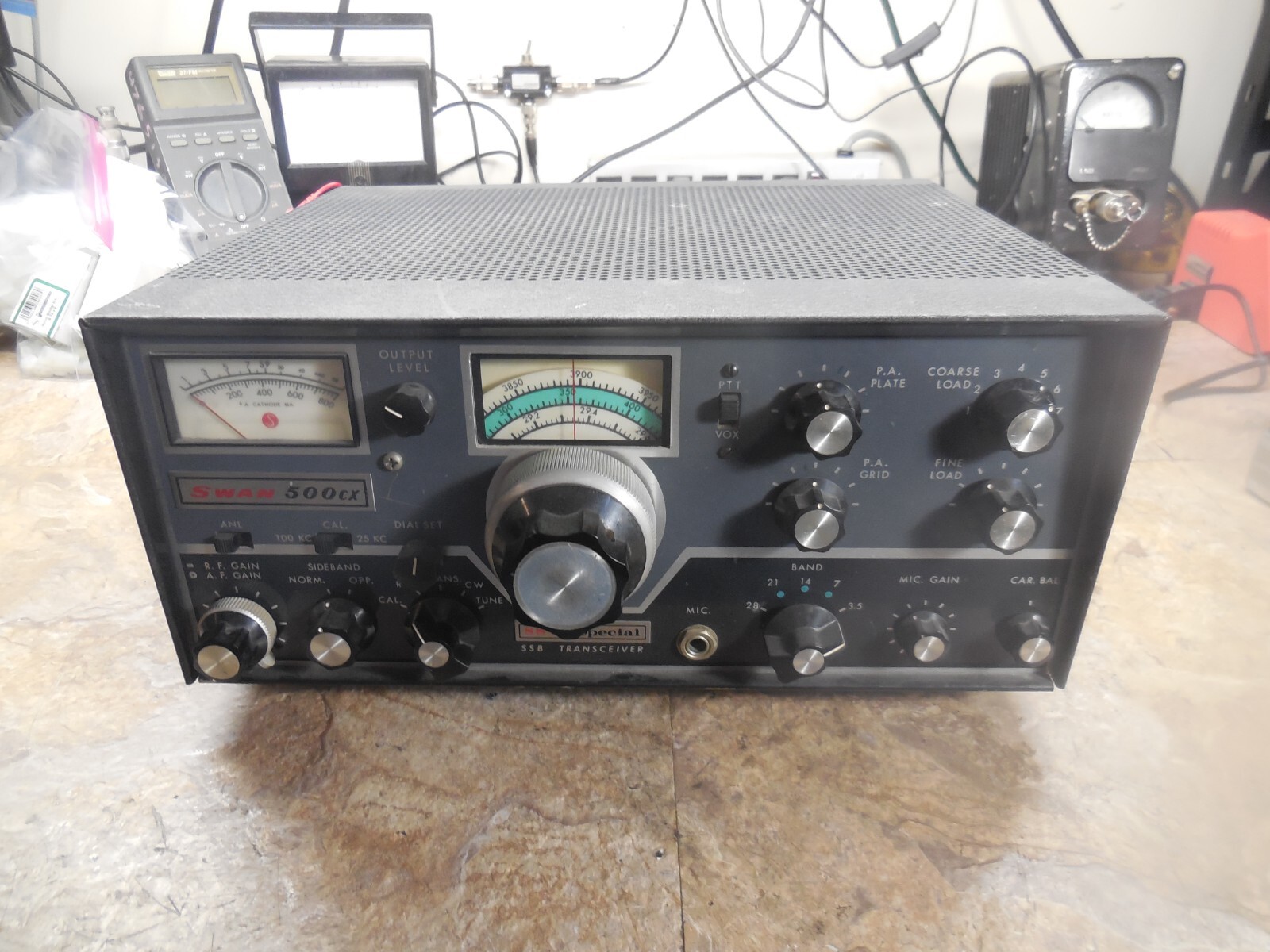 Swan 500CX SS-16 Ham Transceiver HF **Untested* **As-Is Only** *NO PS* Nar Filt