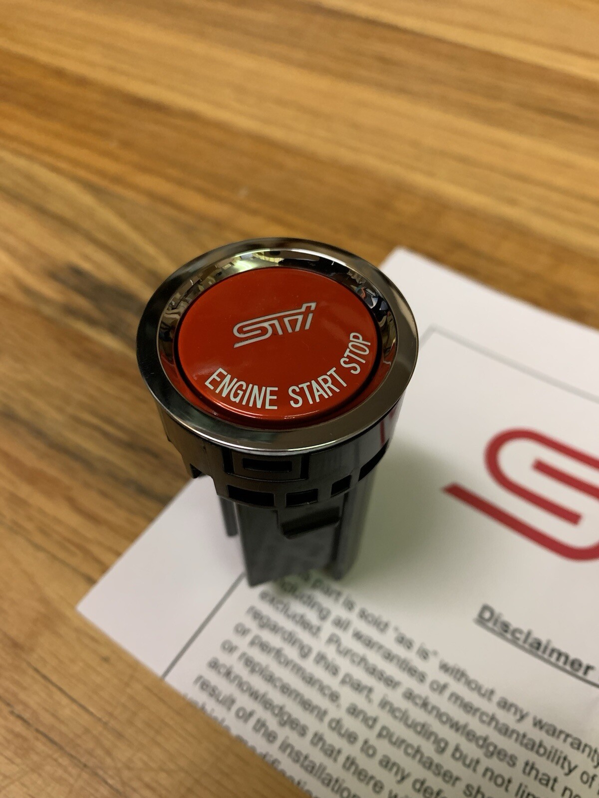 Push Start Button Without Status Light for Subaru BRZ STI - ST83031ST021