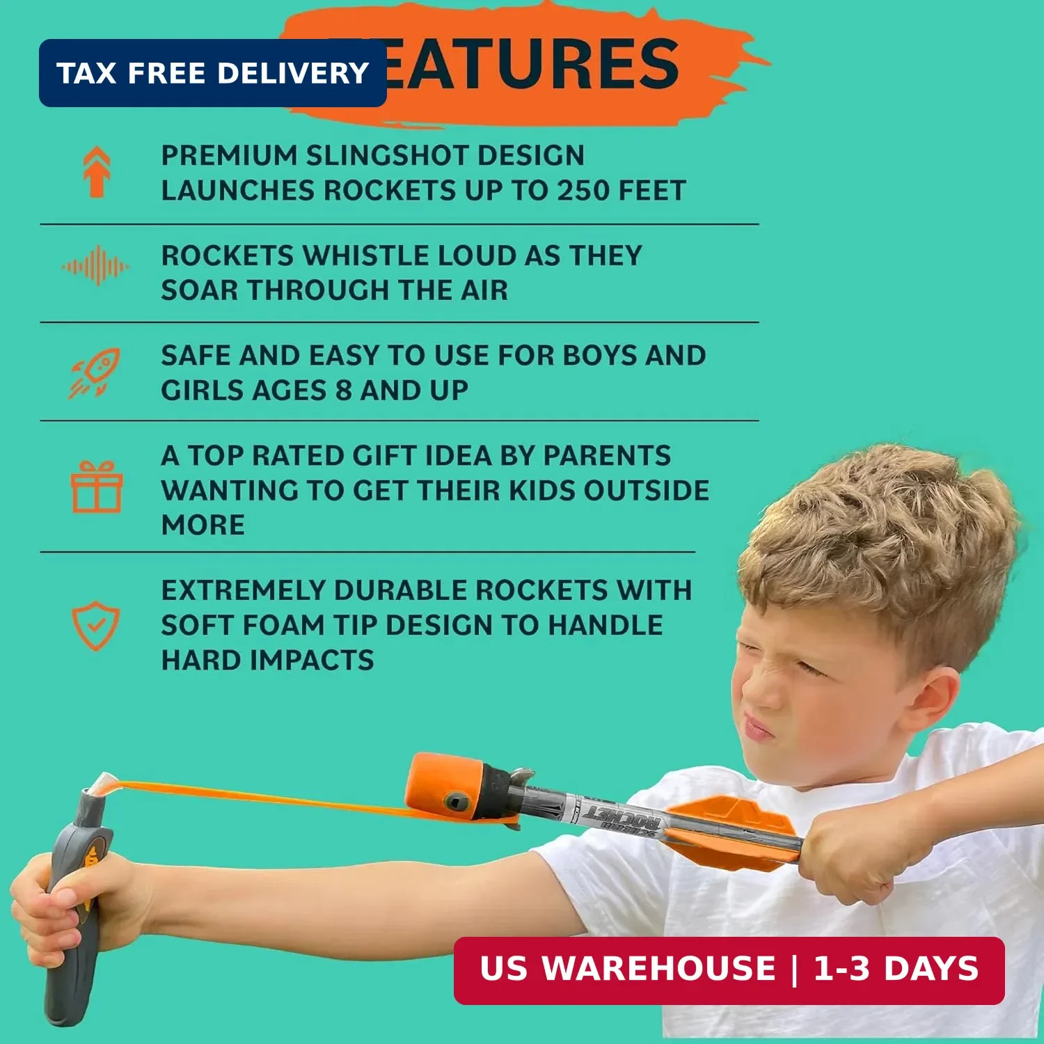 Toy Rocket Launcher for Kids: Best Easter Gifts for Boys & Girls All Ages 8 & Up