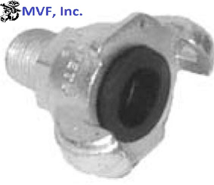 3/4" Male NPT Universal Crowfoot Coupling Chicago Fitting Plated Iron SFM075