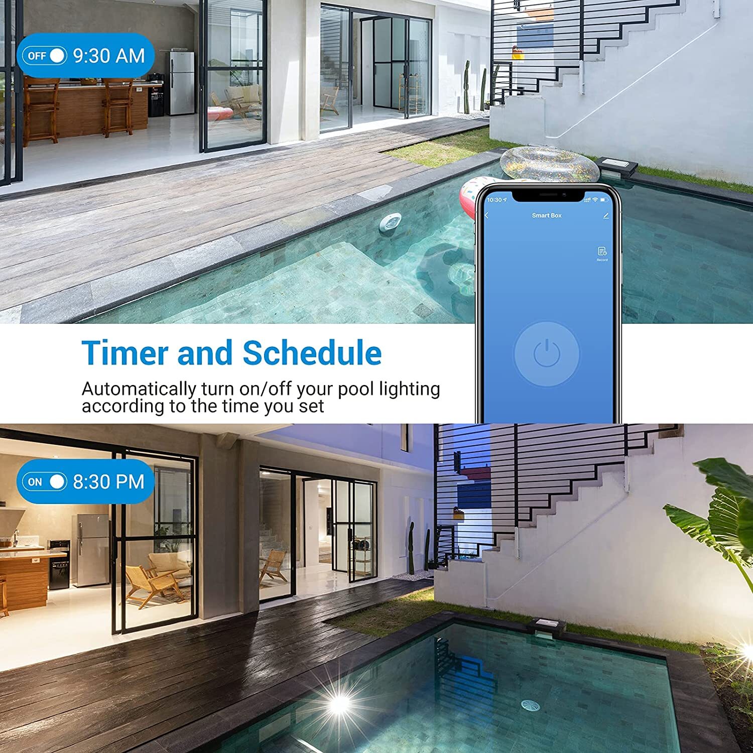 Smart Switch 240V 30A WiFi Control Water Heater Pool Save a Lot on Electric Bill
