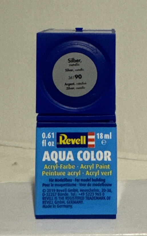 Revell Aqua Color 36190, Silver Metallic.