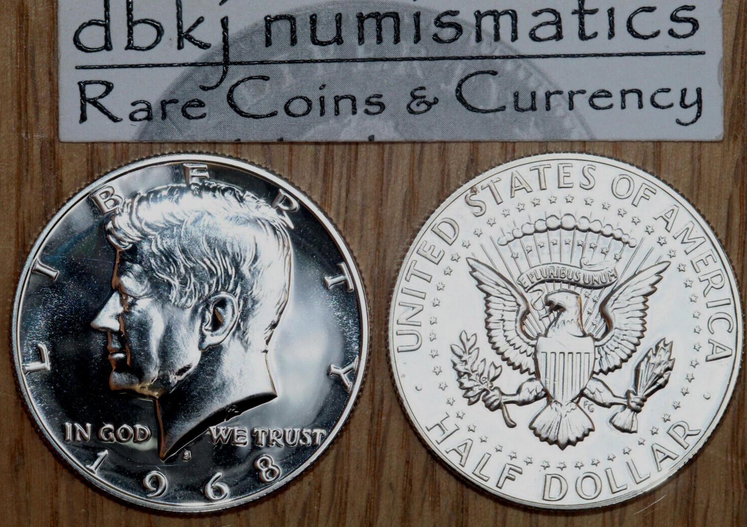 1968 S Proof Kennedy Half Dollar 50¢ - 40% Silver - Choice to Gem
