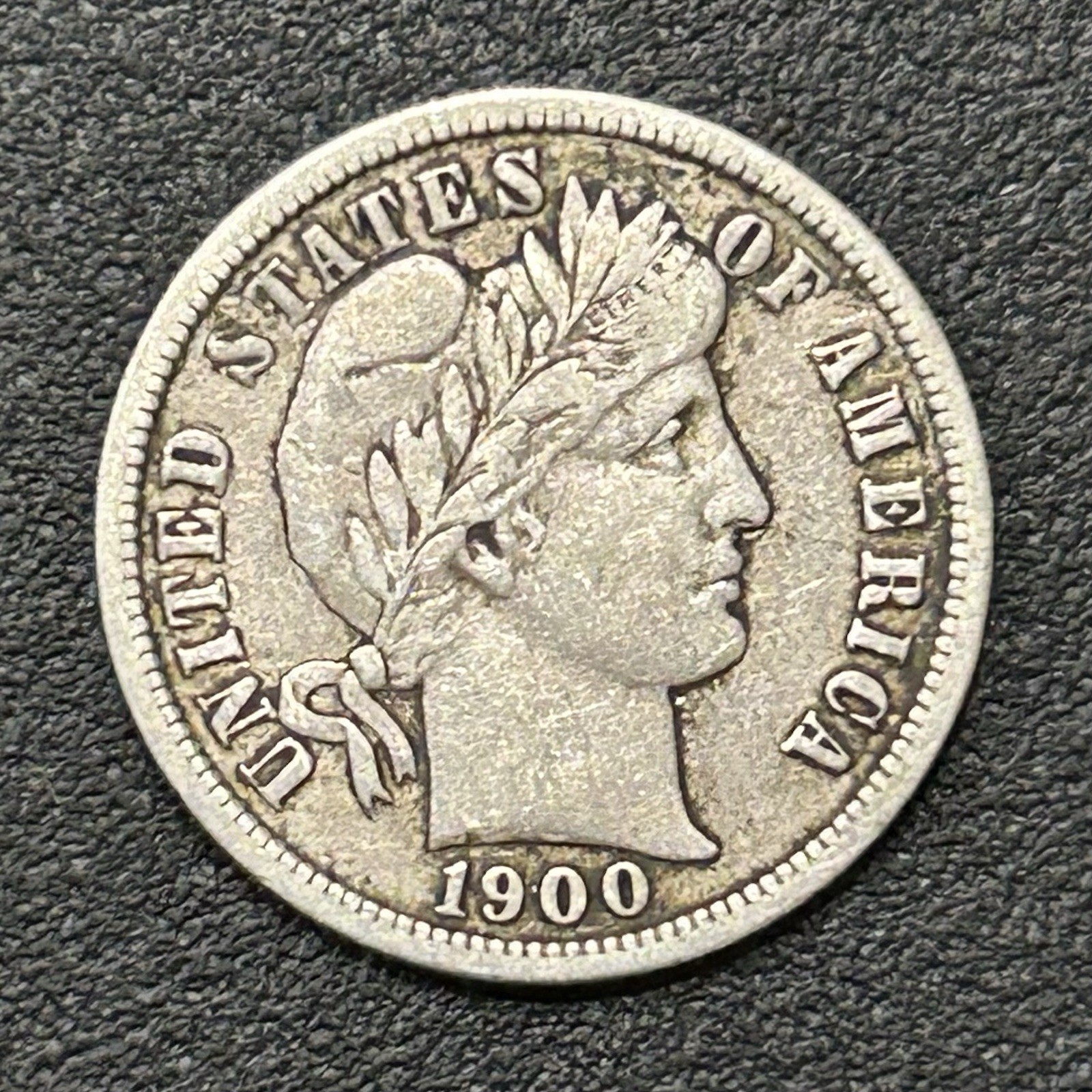 1900-S 10C Barber Dime - VF