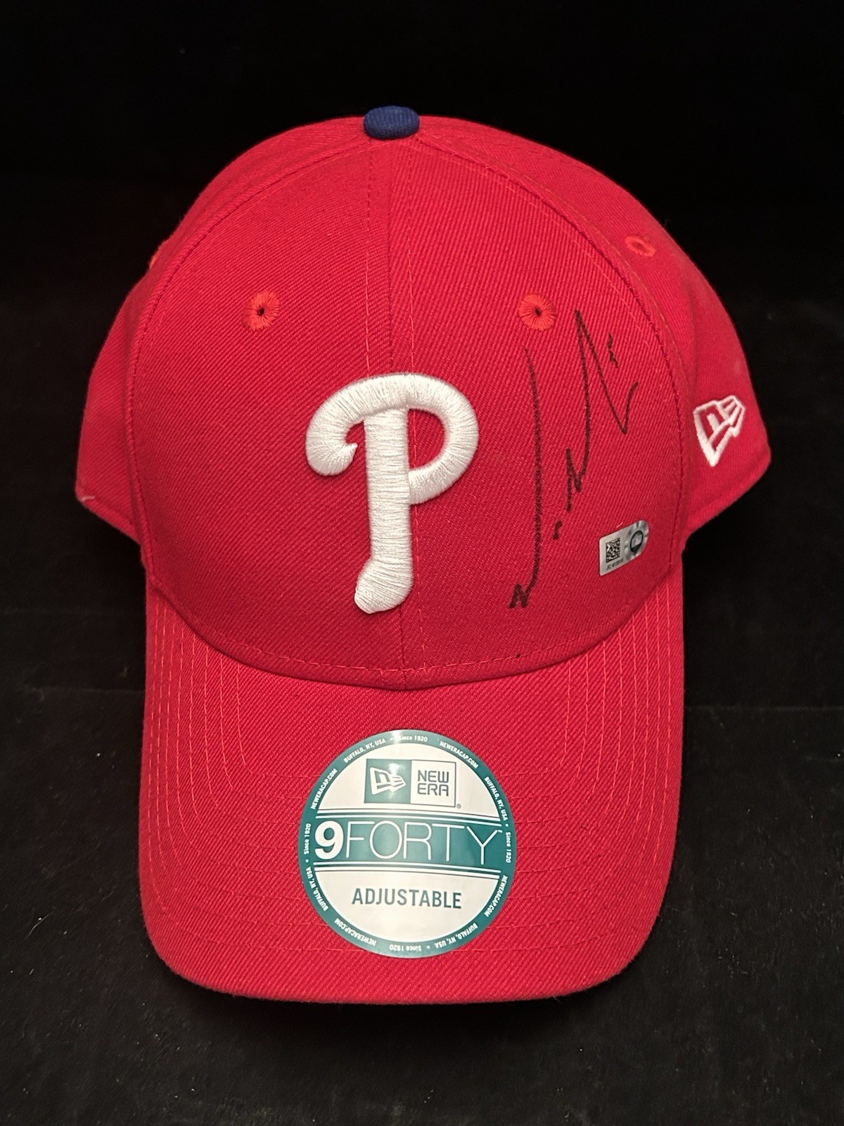 Michael Saunders Autographed Signed Phillies Hat Cap MLB Hologram COA