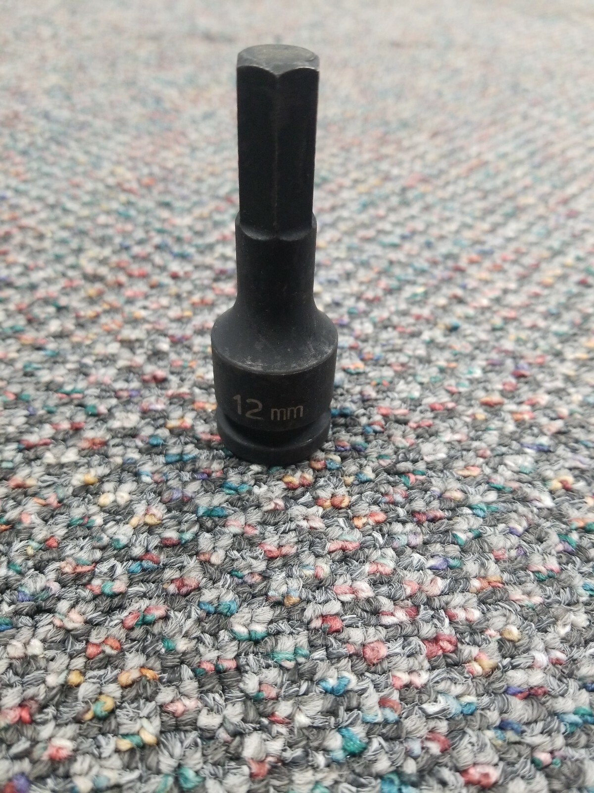GREY PNEUMATIC 2912M SOC 12MM 1/2D IMP HEX