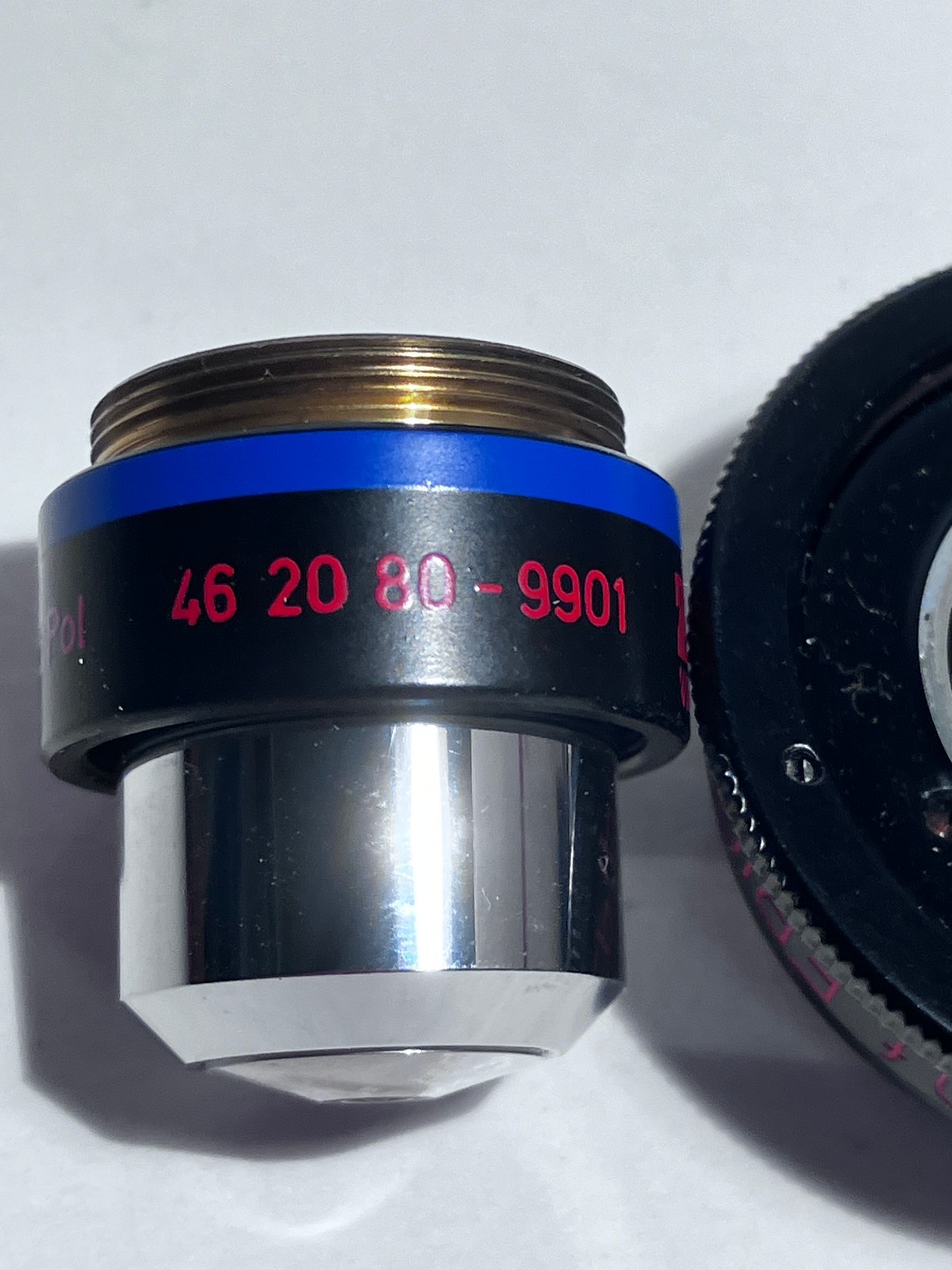 Zeiss INKO Epiplan 80X Reflected Light Microscope Objective 462080-9901 462005-